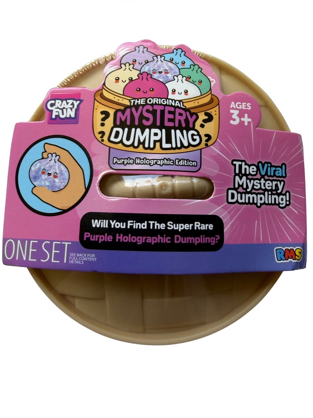💜✨ NEW & Sealed RMS Crazy Fun Mystery Dumpling – Purple Holographic Edition